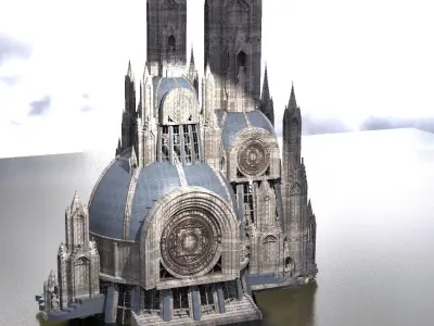 Imperial Desert Palace 1  3D model