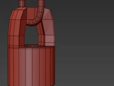 Spencer Rectangular Chandelier 3D model