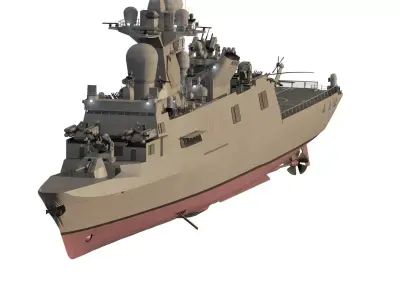 NAVY GRREK CORVETTE 3D model
