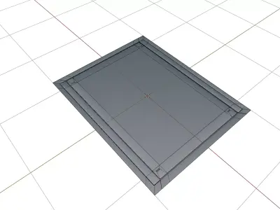 Industrial Utility Manhole Cover 3D model