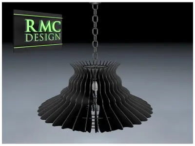 Chandelier 04 By RMC Design 3D model