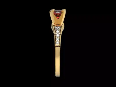 Light Weight Wedding Ring 001 3D print model