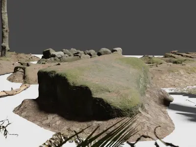 Forest pack 3D model