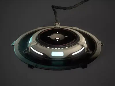 Sci-Fi Platform 3D model