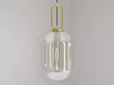 Pendant Ceiling Light P901 Low-poly 3D model
