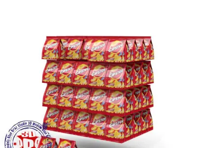 display chips 3D model