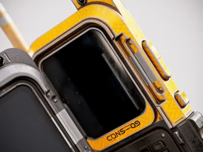 Sci-fi Controller V9 PBR Low-poly 3D model