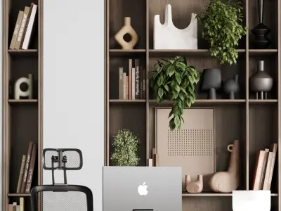 Boss Desk - Office Furniture 47 3D model