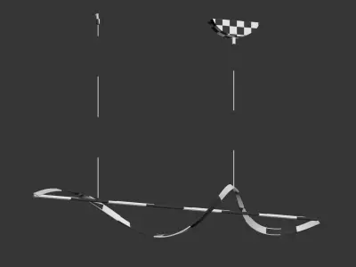 Nordic Dining Room Pendant Light 3D model