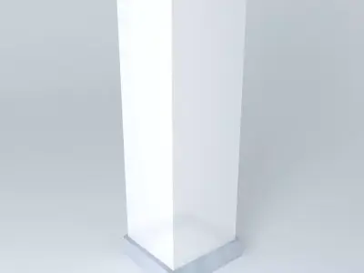 Standing lightbox Free 3D model