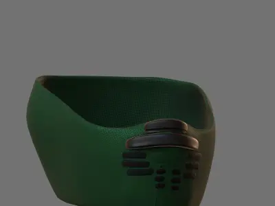 Gas mask helmet 3d model scifi Low-poly  Low-poly 3D model 142