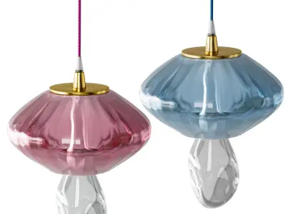 Mushroom Pendant Light by Circu 3D model