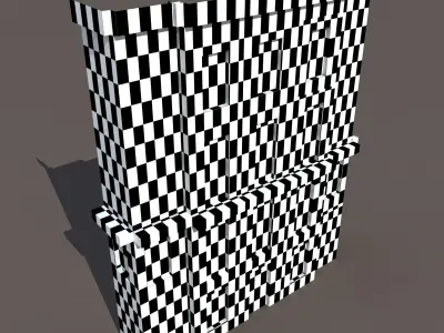 Apartment House 32 Low-poly 3D model