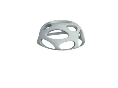SciFi Cube Object No 53991 Low Poly Shape Low-poly 3D model