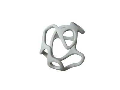SciFi Cube Object No 23538 Low Poly Shape Texture