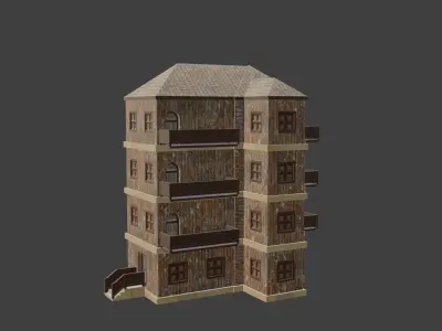 House Model 30 Low-poly 3D model