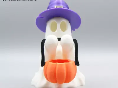 Cute Ghost - Trick or Treat 3D print model
