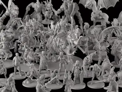 Board game Bundle 3D Model Pack