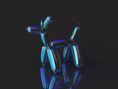 Balloon Dog Free 3D model