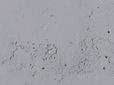 Cracked Concrete Wall PBR Texture