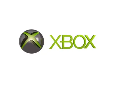 Xbox 2005 Logo v1 003 Free low-poly 3D model