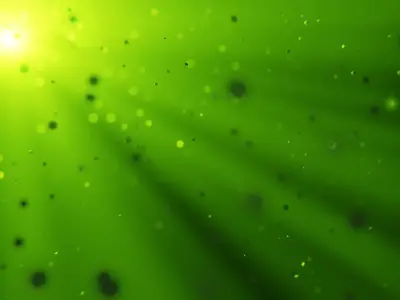 Cinematic Dust Particles - Volumetric Sunlight Scene 3D model