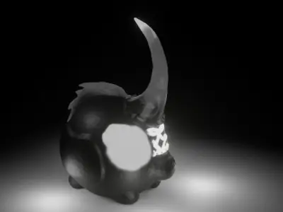 NightHorn and LightHorn Lp Low-poly 3D model