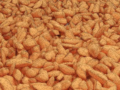 Rock stone collection n14 3D model