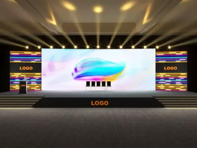 Virtual Stage  Free 3D model