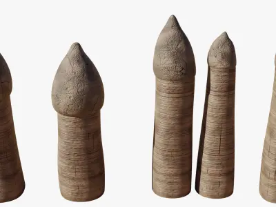 Fairy chimneys 3D model