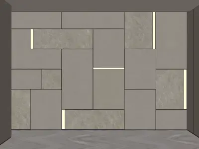 wall decorative light 3D model 3D model 3D model