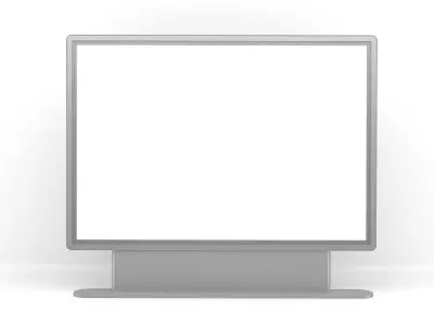 Square Street Billboard 3D model