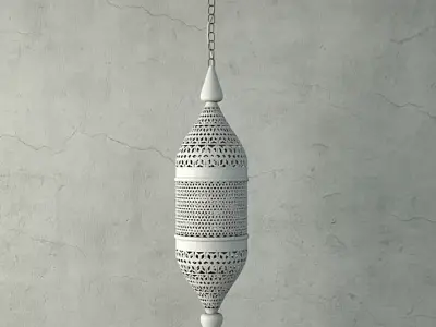 Mila Cylinder Pendant Light 3D model