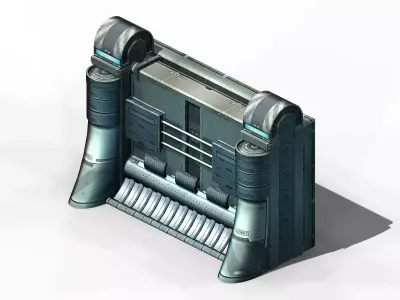 Machinery - Wall 03 3D model