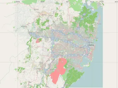 Sydney City 3d model October 2021 Low-poly 3D model