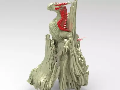 Dark Crystal element rocks 5 3D model