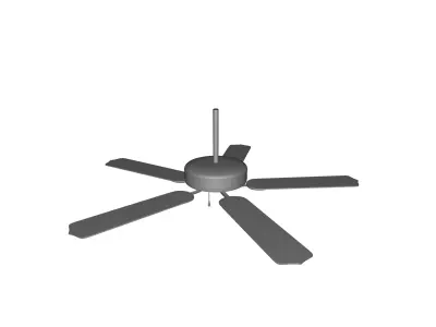 Kelsi Blade Standard Ceiling Fan  3D model