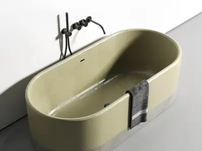 BATHS NOORTH MILLDUE EDITION ROMA Low-poly 3D model