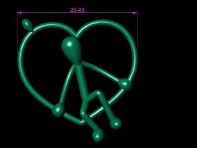 LIGHT GHOST NECKLACES 3D print model