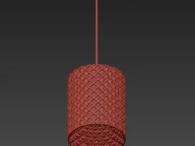 Crystal Pendant Lights 3D model