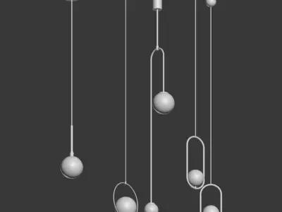 Ceiling Light Collection 2  3D model
