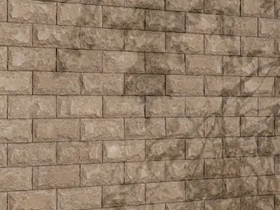 Brick Rockface 02 - Seamless Texture