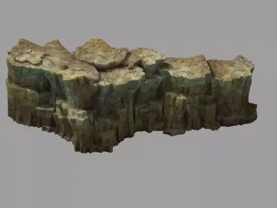 Snow White - precipice 01 3D model
