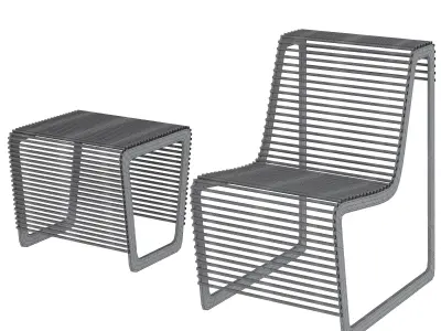 Park bench Limpido by mmcite 3D model