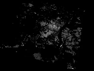 Philadelphia Downtown Streets and Buildings 3D model