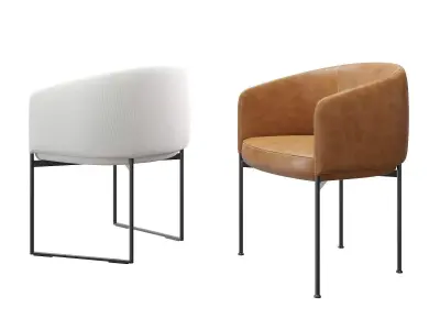 Bonnet Dining Chair 3D model