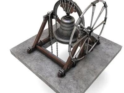 Bell model metal 3D model