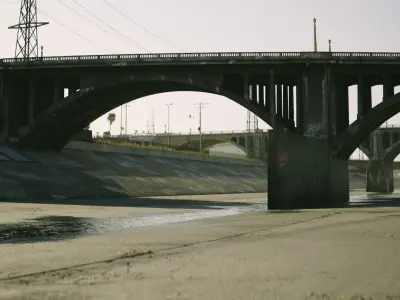  Photoreal Los Angeles River 3D environment 