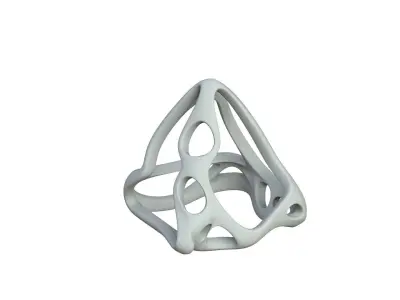 SciFi Cube Object No 63856 Low Poly Shape Low-poly 3D model