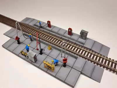 N Scale Fuel Depot 3D print model
